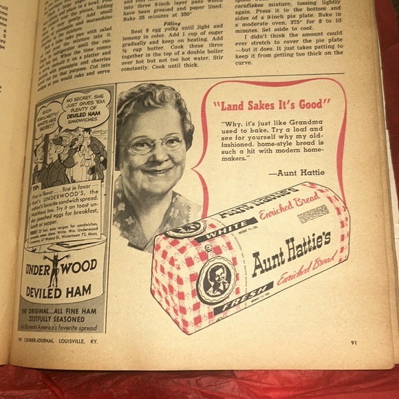 October 4, 1953 edition of Cissy Greg’s cookbook - Picture 5 of 9
